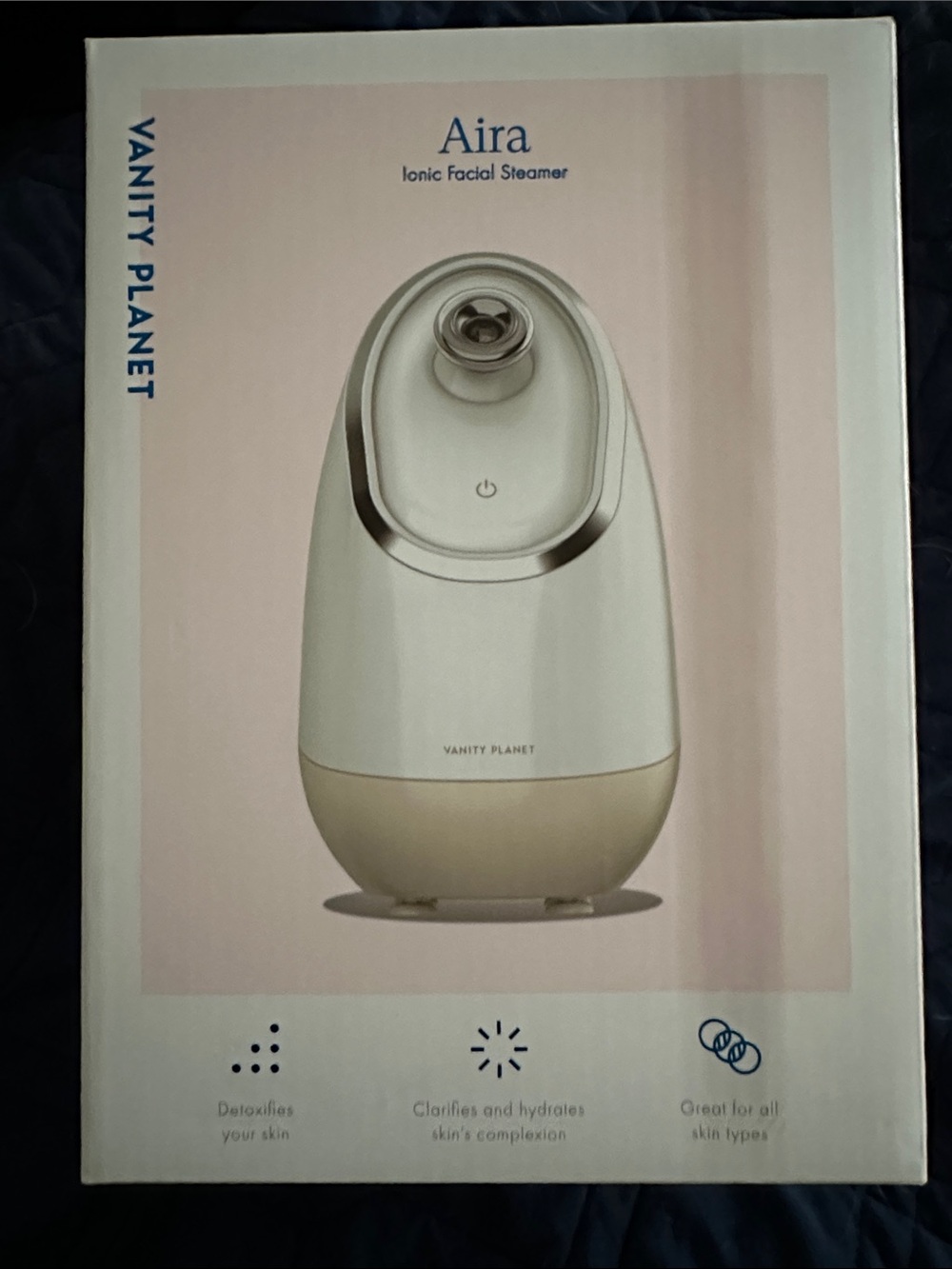 Aira Ionic Facial Steamer - Cream/White